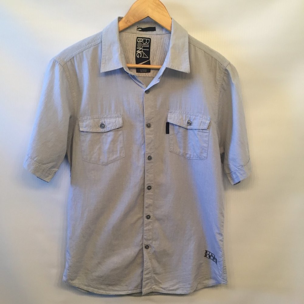 BILLABONG 100% Cotton Button Up Shirt / Boy's M